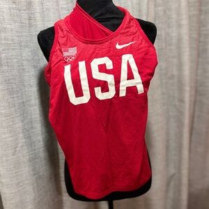 Nike Red USA Olympic Tank Top